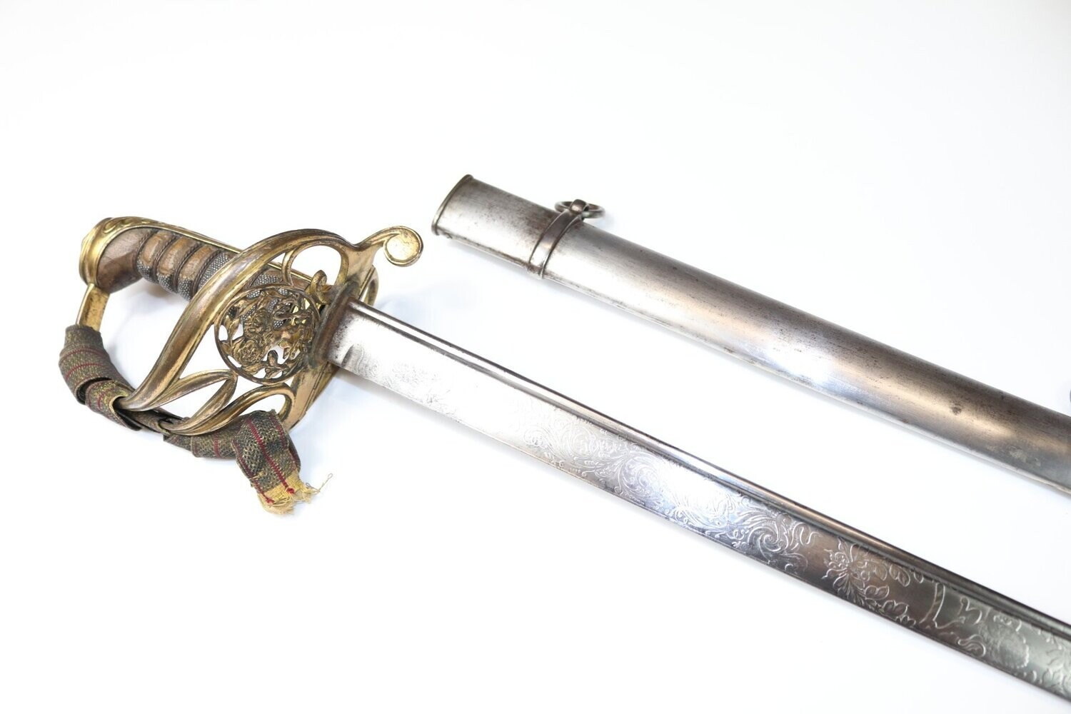Rare Presentation HEIC Cadet Sword to Indian Mutiny Officer
