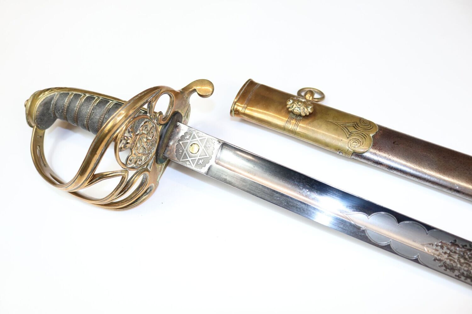 Early Wilkinson Infantry Officer's Sword with rare scabbard