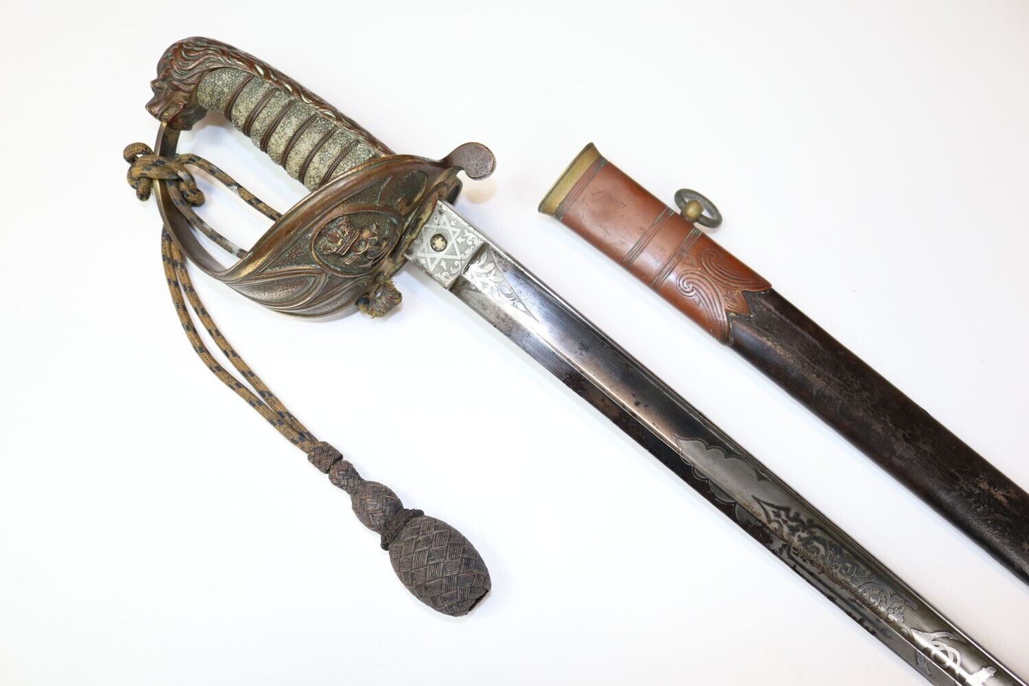 Good Victorian Naval Officer's Sword by Gillot & Hasell