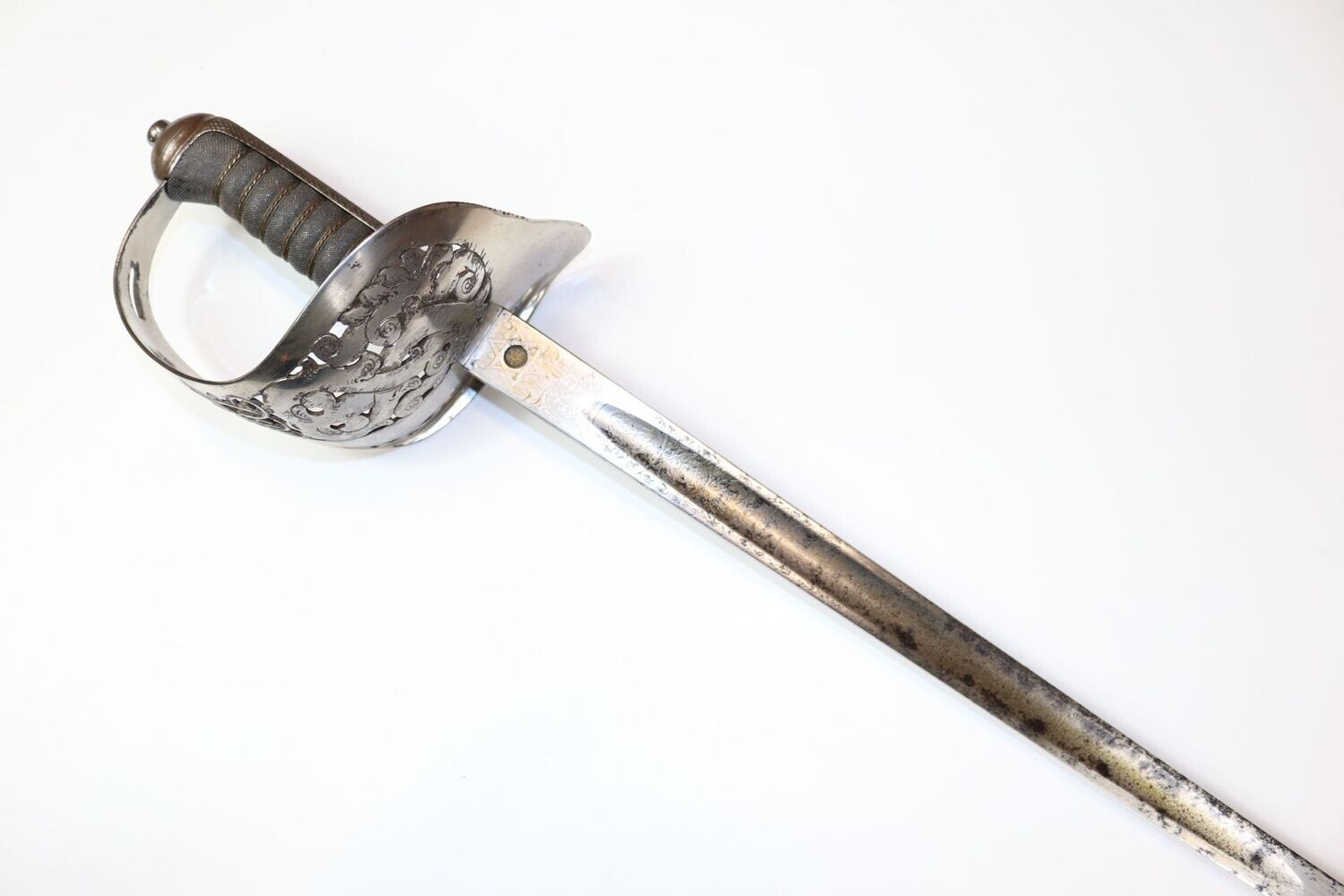 Indian Army Infantry Officer's Sword with officer initials, by Clark & Pillin