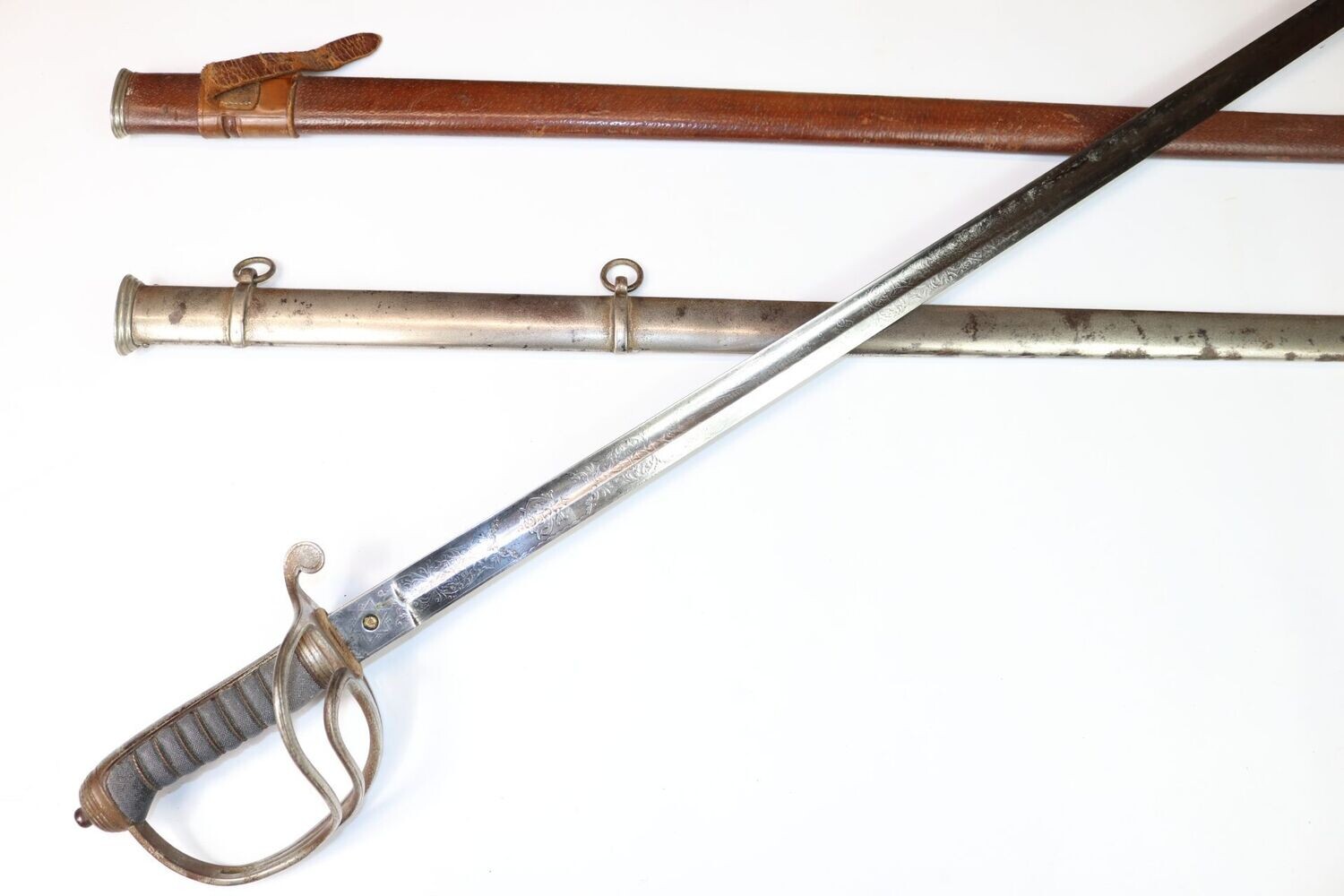 Late Victorian Wilkinson Royal Artillery with Officer's Initials