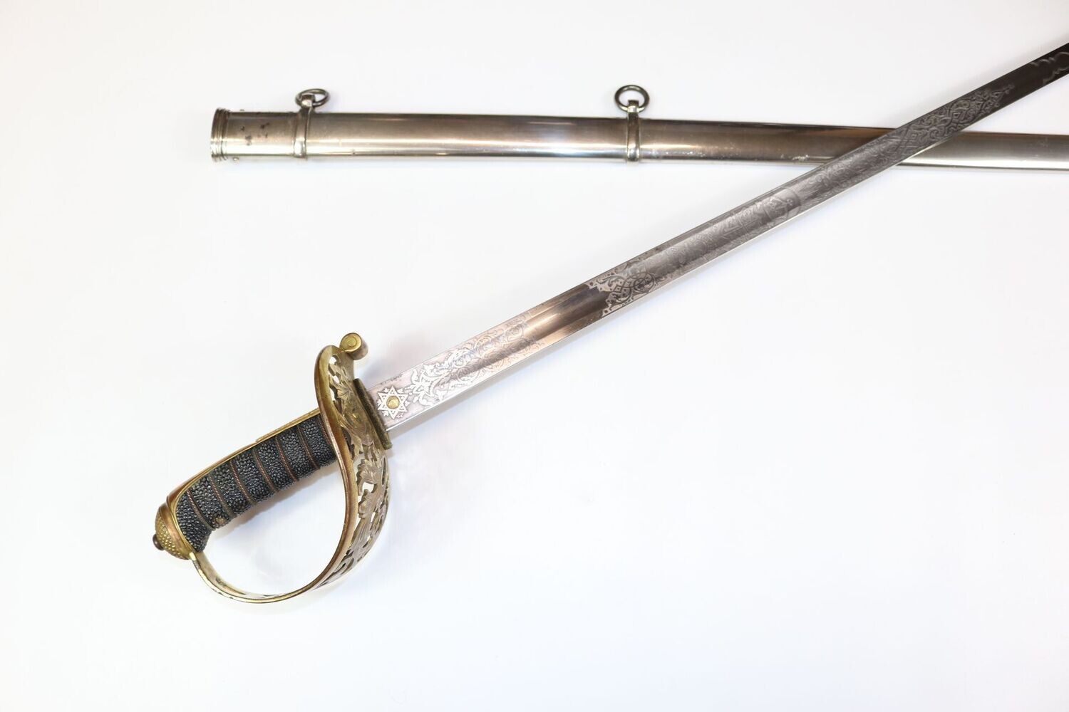 Rare Late-Victorian Royal Engineers 1892-Bladed Sword by Mole