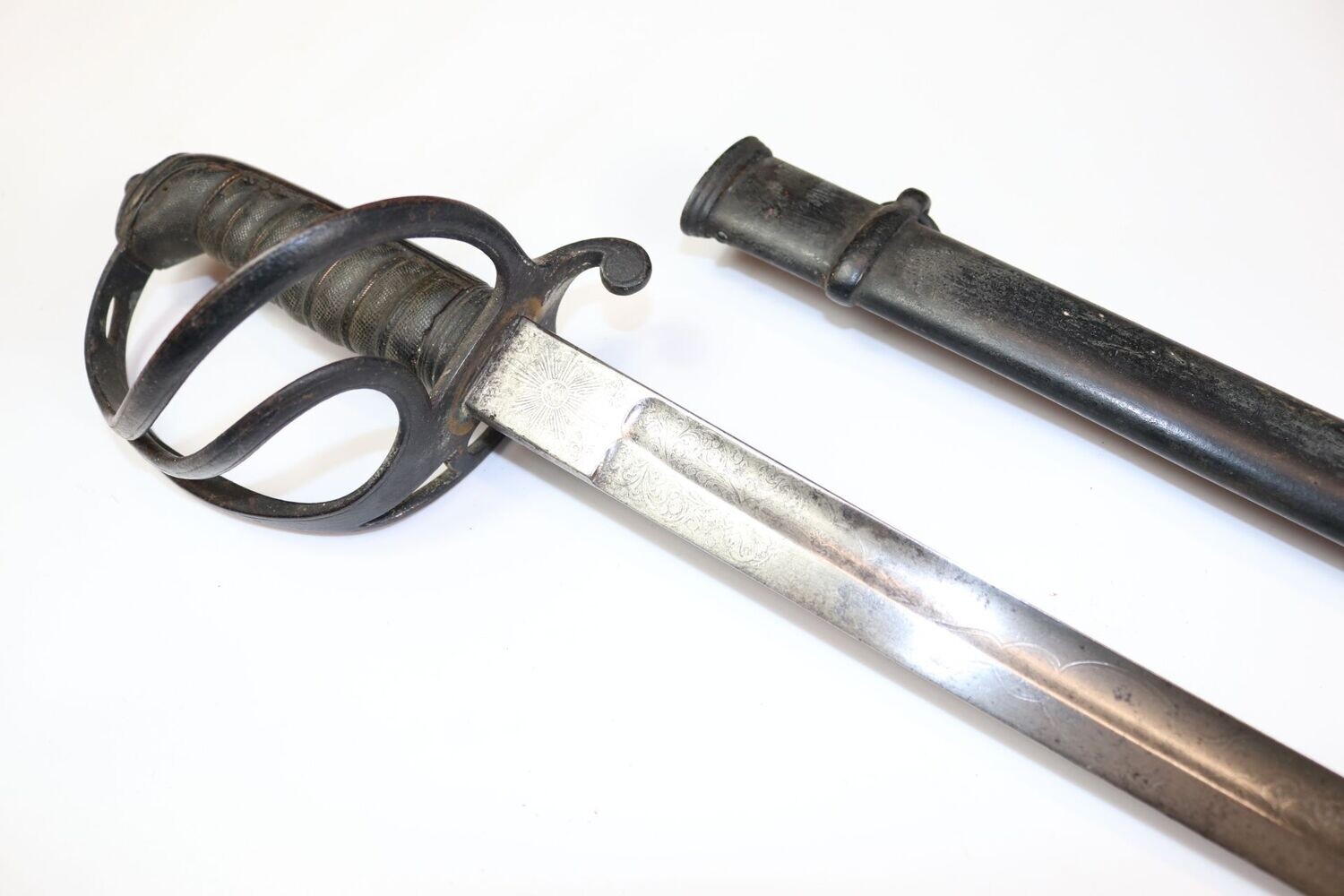 Rare Victorian Royal Marines Artillery Officer's Sword