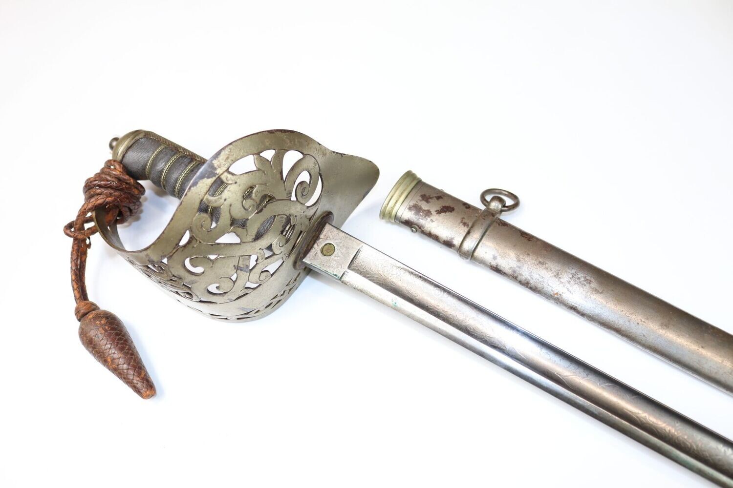 1895 Pattern Infantry Officer's Sword with Earlier 1845 Pattern Blade