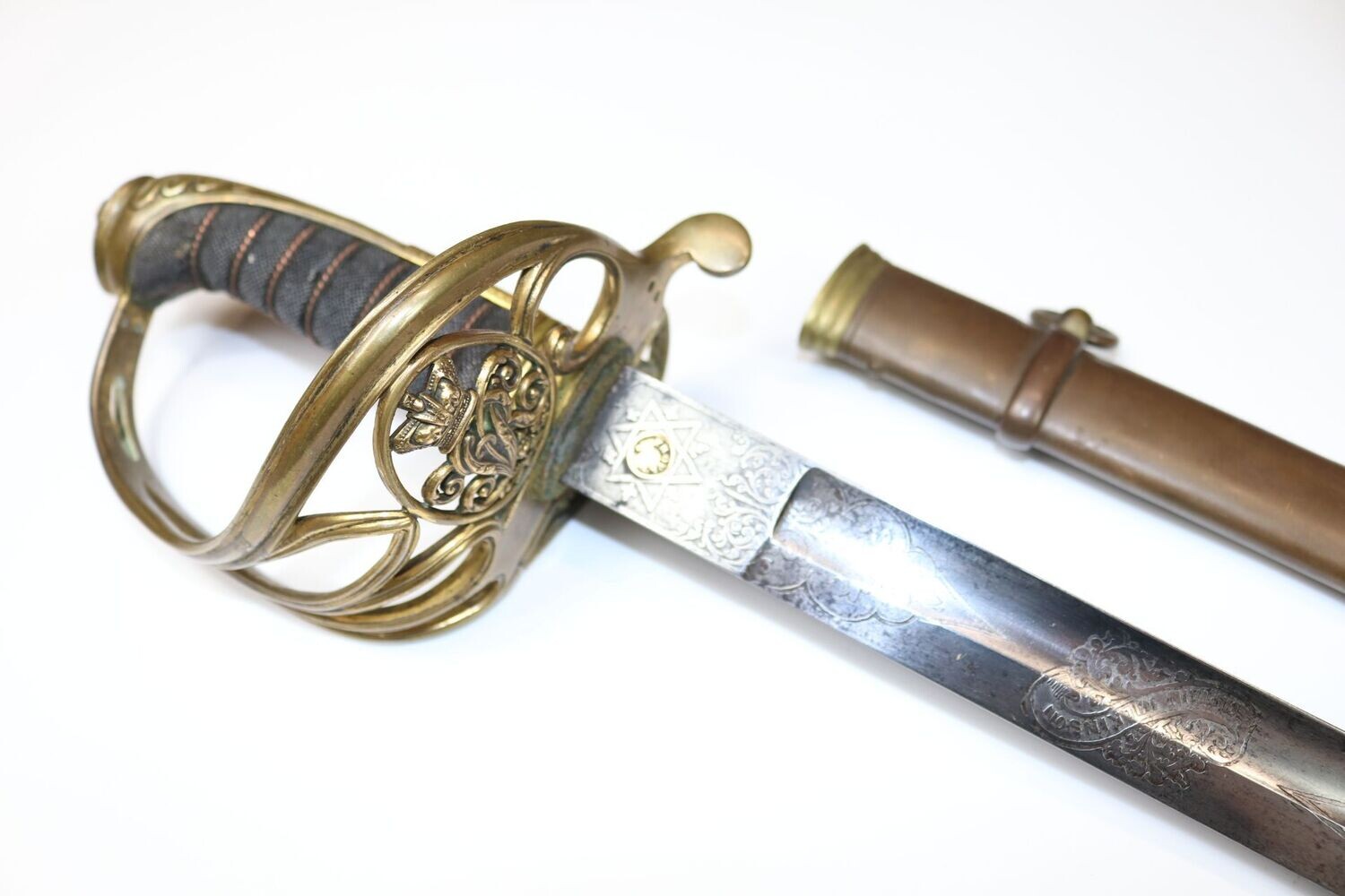 Very Rare Patent Solid Hilt 1845 by Webb to Named Officer