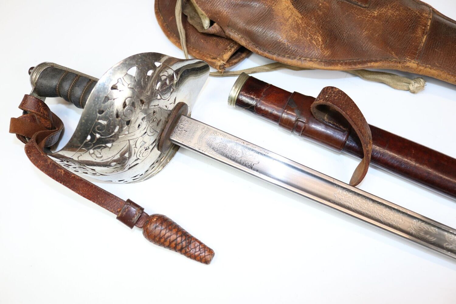 WW1 Named Wilkinson 1897 Pattern Infantry Officer's sword