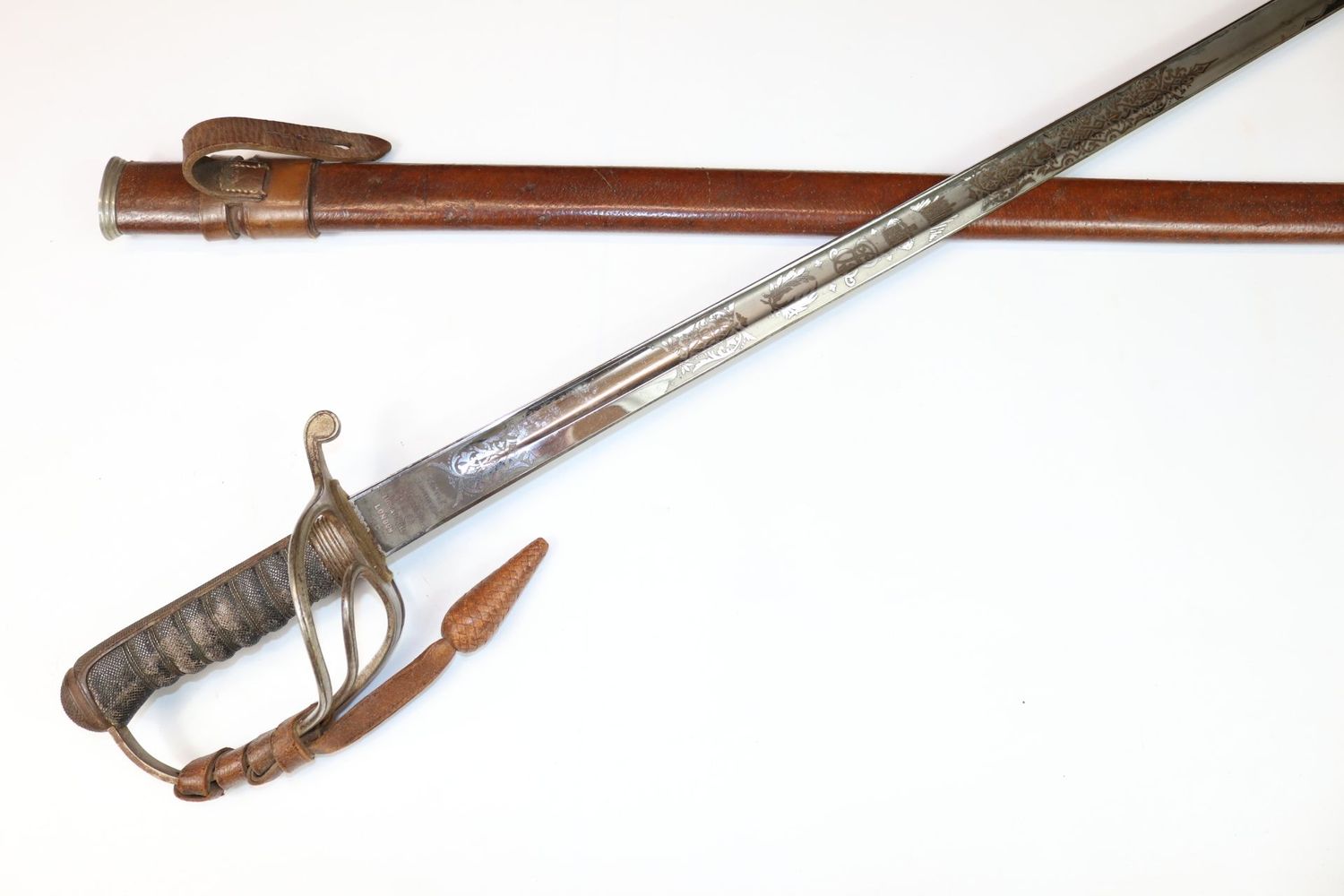 Edward VII Army Service Corps Cavalry Sword by Wilkinson/Samuel Bros