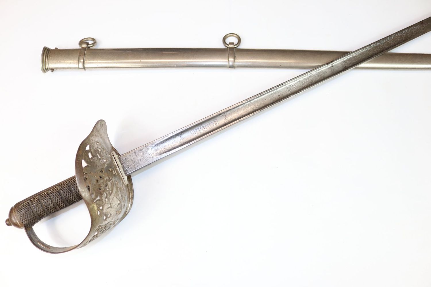 Scarce Patent Solid Hilt Wilkinson to WW1 Casualty