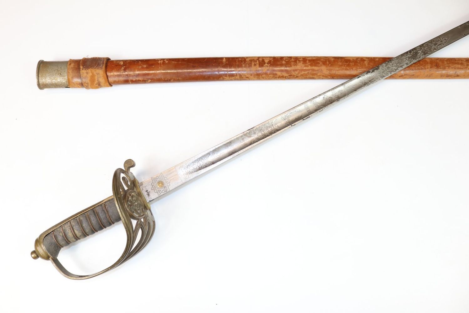 George V 1892 Pattern Royal West Kent Regiment Officer's Sword