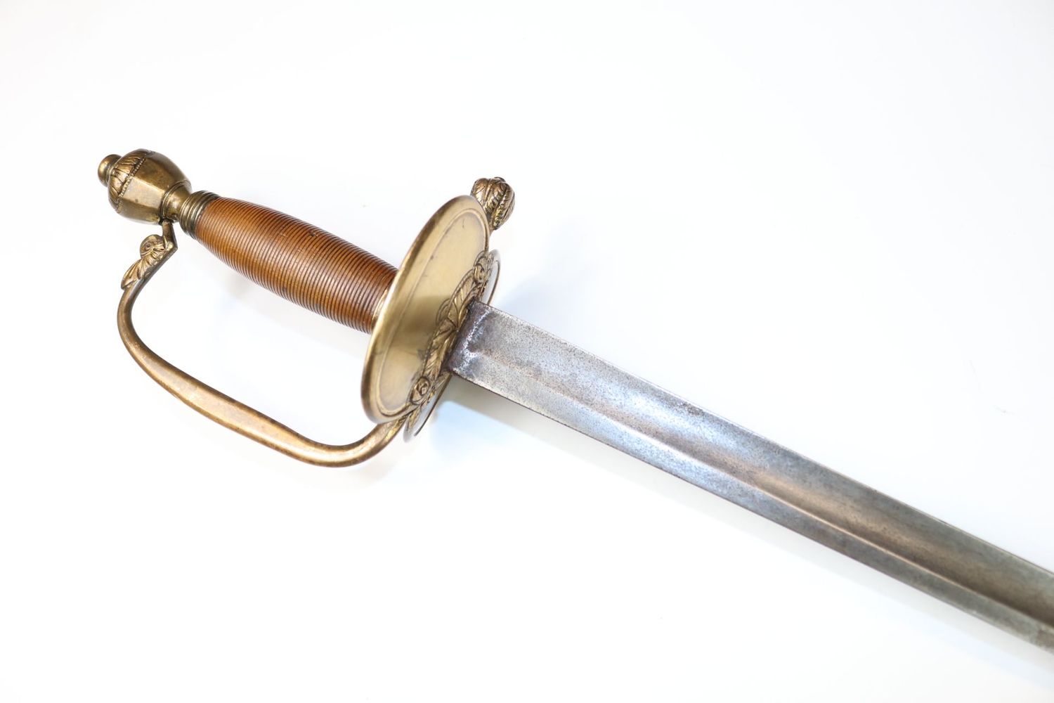 Napoleonic 1796 Pattern Infantry Officer's Spadroon with Copper Grip