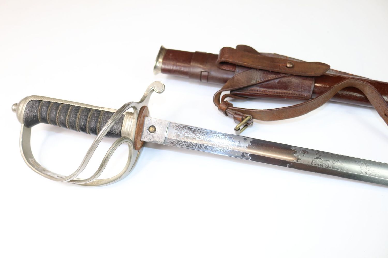 Edward VII Officer's Sword related to Major-General MC and DSO Winner