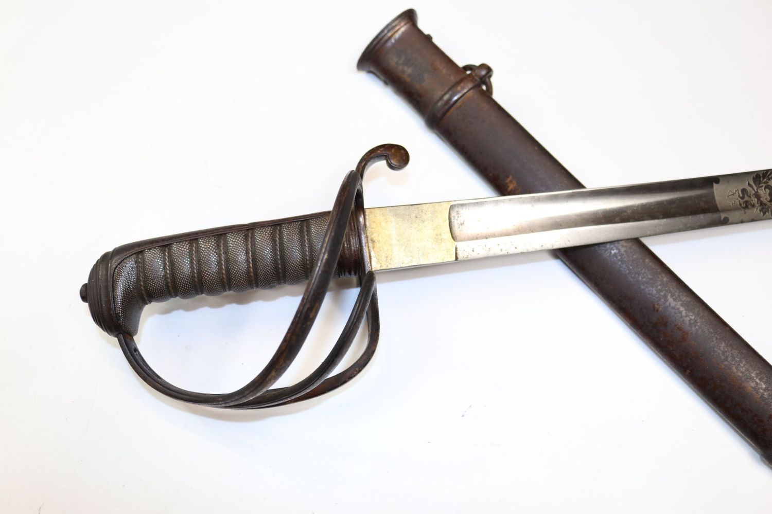 Early 1845 Pattern Blade Light Cavalry Officer's Sword by Hamburger