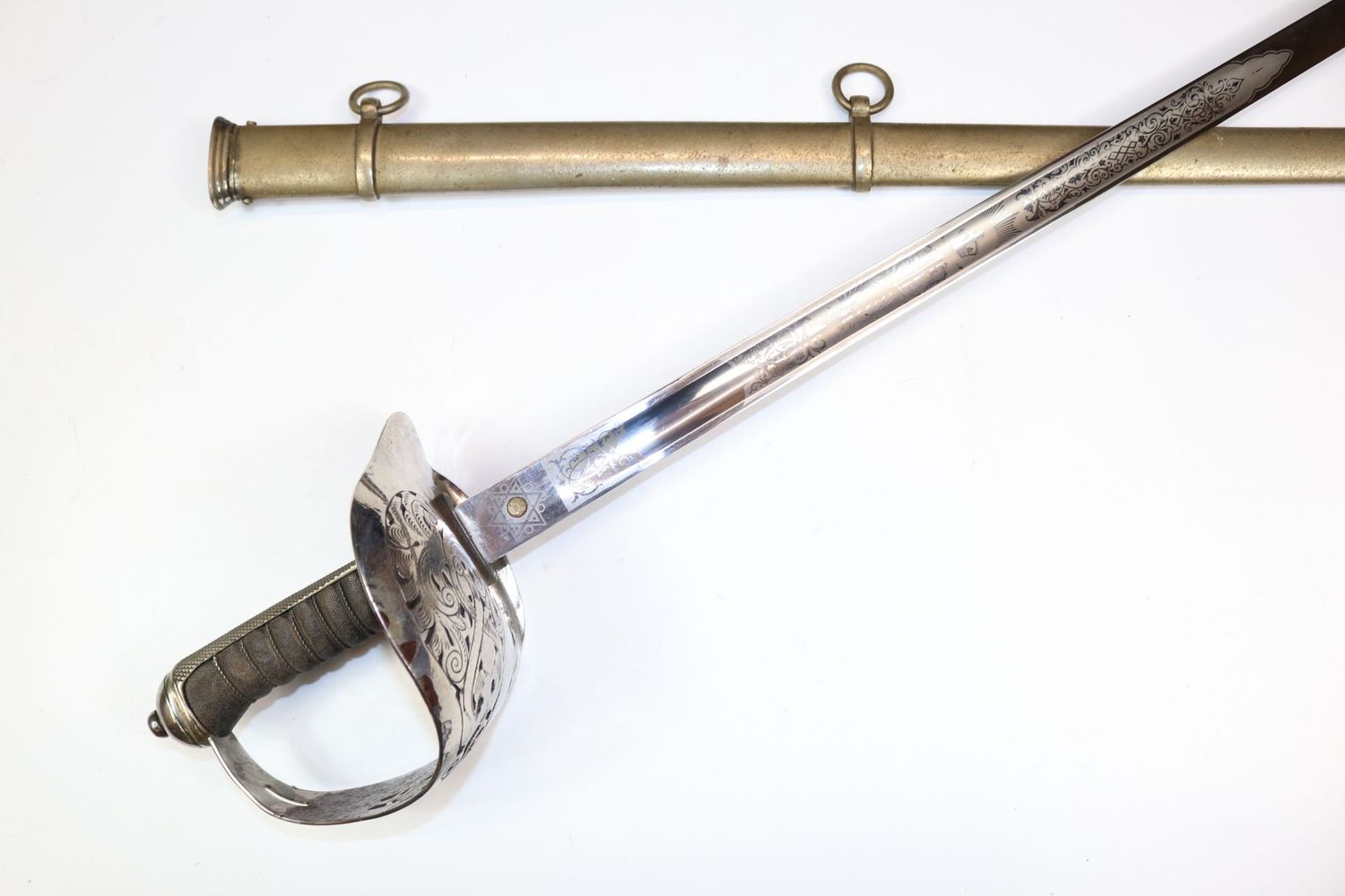 WW1 era George V 1897 Pattern Infantry Officer's Sword by Gaunt/Thurkle