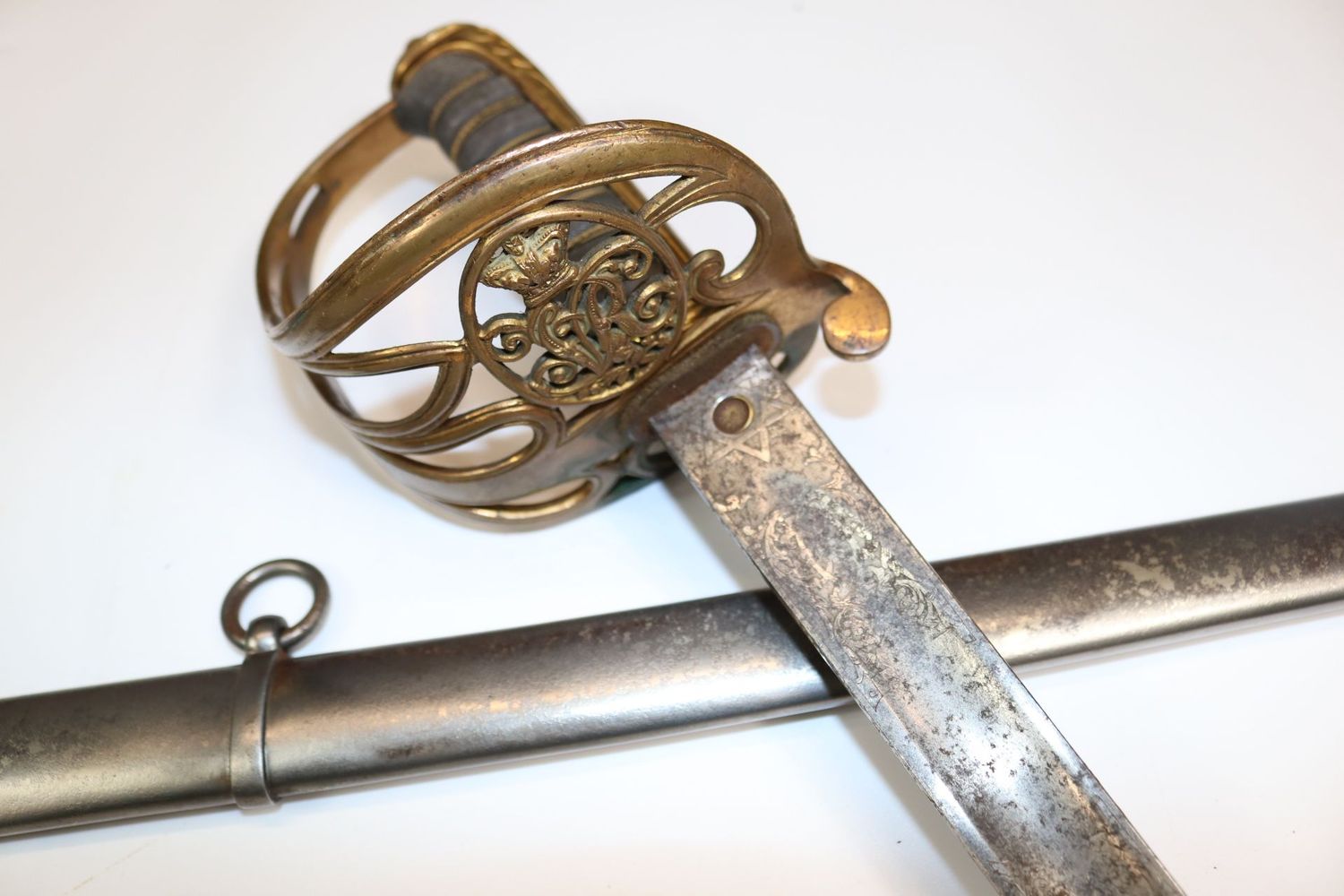 Scarce 1892 Pattern Infantry Officer's Sword by Hill Bros/Pillin