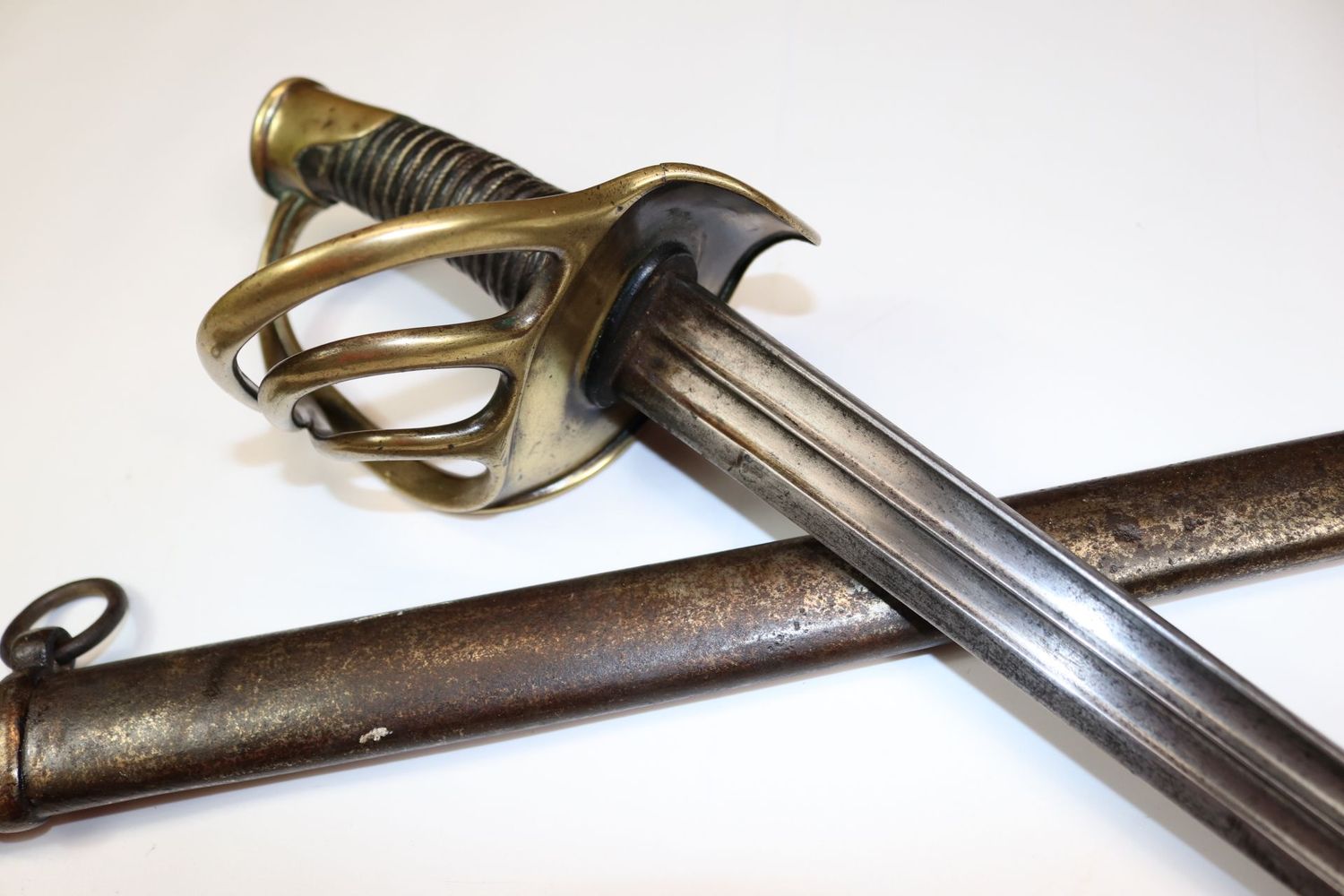 Prussian Captured French M1854 Dragoon Pallasch of the Garde du Corps