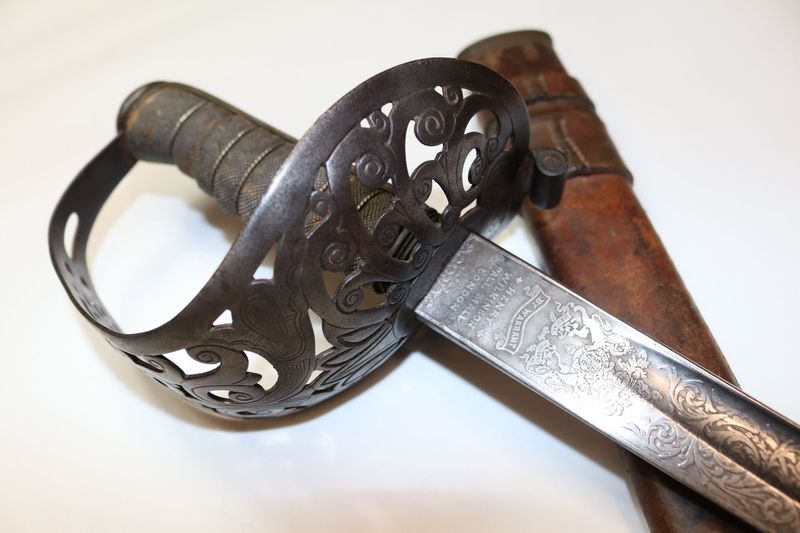Edwardian 1896P Cavalry Officer's Sword by Wilkinson to WW1 12th Lancers Officer