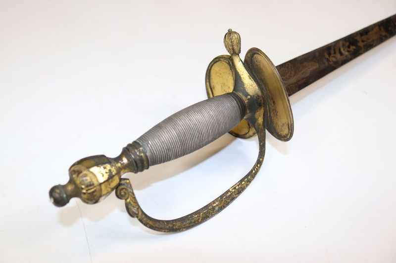 Blue & Gilt 1796 Infantry Spadroon by Cooper & Craven