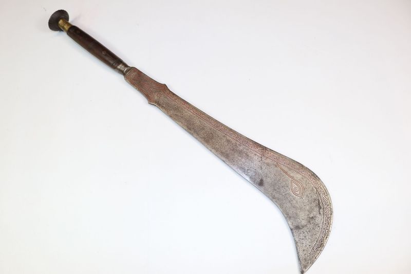 Nepalese Ram Dao Sacrificial Sword dated 1906