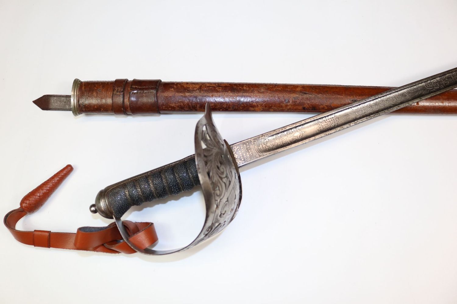 WW1 Wilkinson Infantry Officer's Sword with Initials