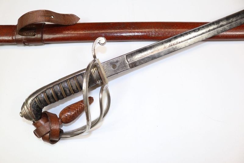 Late-Victorian Royal Artillery Officer's Sword by Woods