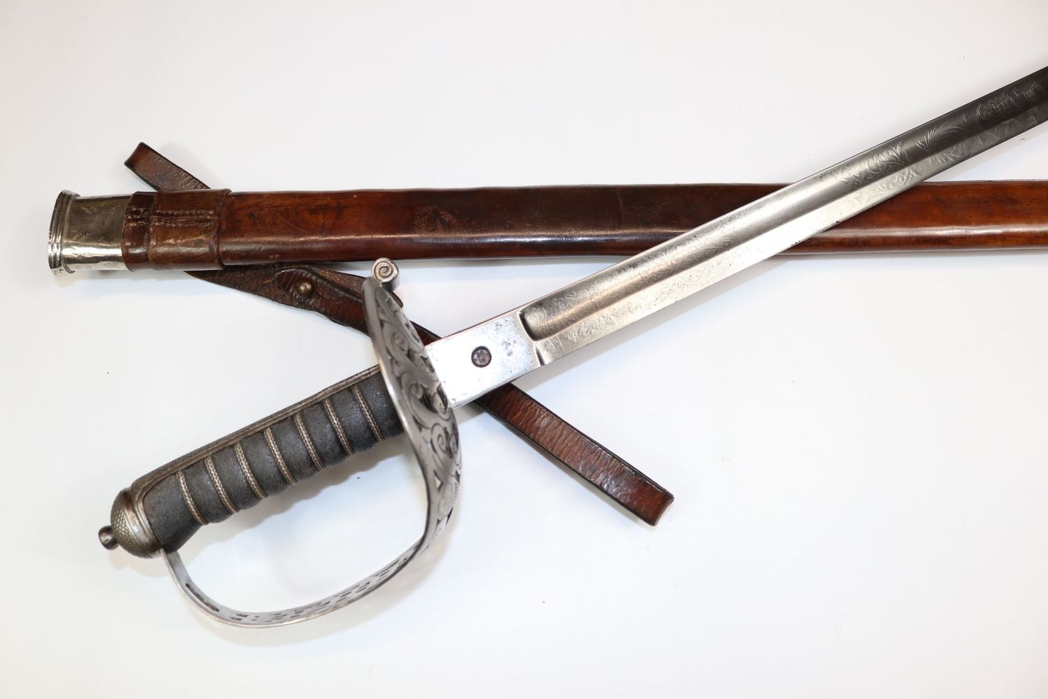Named Boer War era Wilkinson P1896 Cavalry Officer's Sword