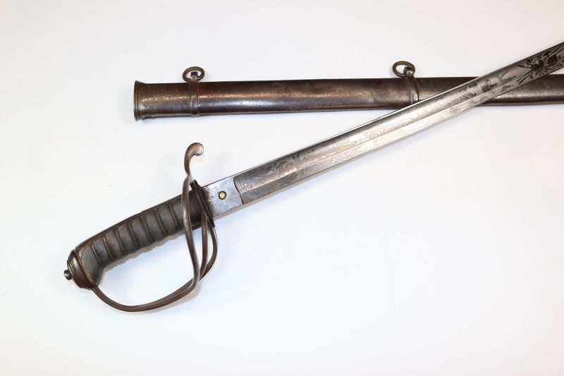 Queen's Own Worcester Yeomanry Prize Sword for Sword Exercise