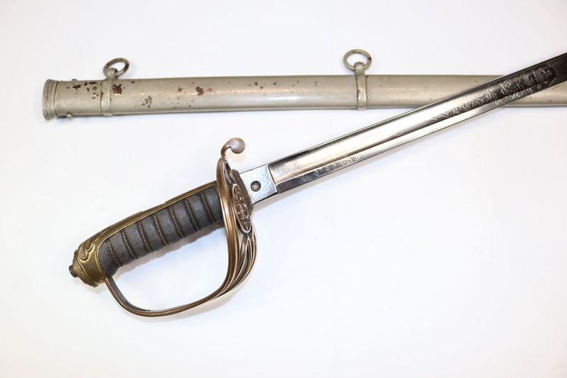 Scarce 4th Cheshire Rifles Brass-HIlted 1845 Pattern Officer's Sword