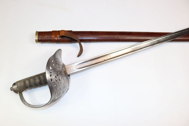 WW1 Era 1897 Pattern Royal Engineers Officer's Sword