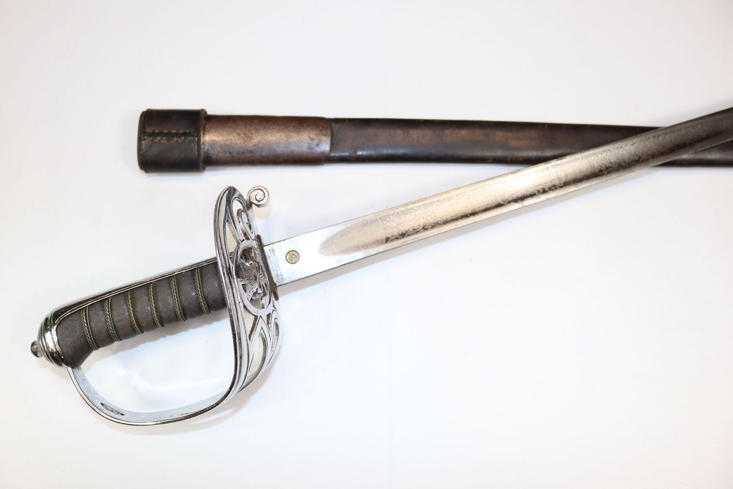 Scarce British Indian Army 1892 Pattern Rifles Officer's Sword by Pillin Scarce British Indian Army 1892 Pattern Rifles Officer's Sword by Pillin