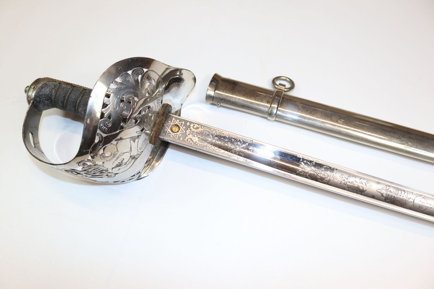 Edwardian 1897 Pattern Infantry Officer's Sword by Mole Edwardian 1897 Pattern Infantry Officer's Sword by Mole