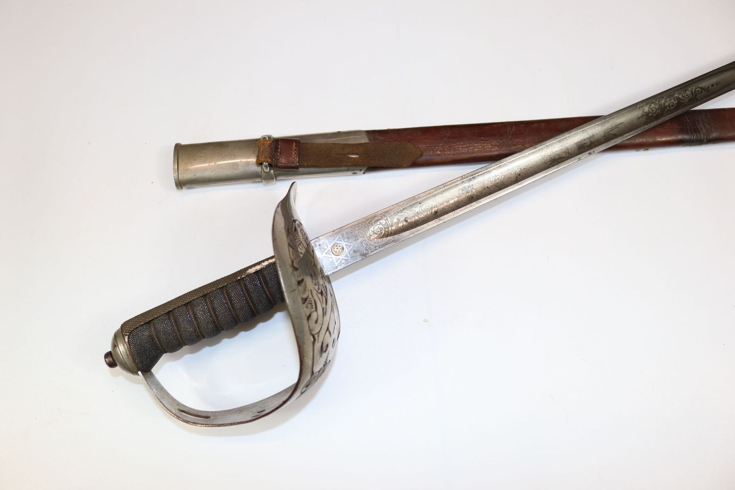 Victorian 1897 Pattern Sword with named Boer War and WW1 History Victorian 1897 Pattern Sword with named Boer War and WW1 History