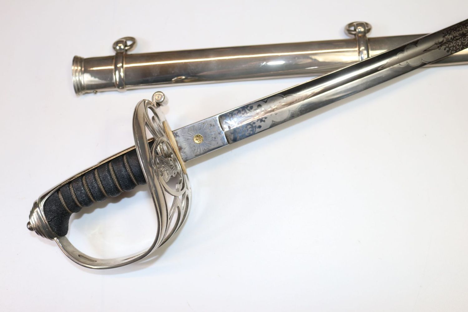 Victorian Edinburgh Rifles Officer's Sword