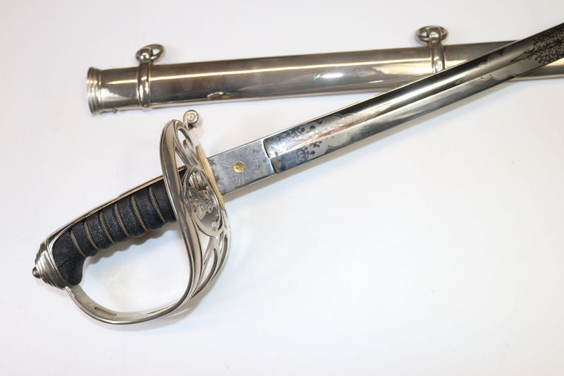 Victorian Edinburgh Rifles Officer's Sword