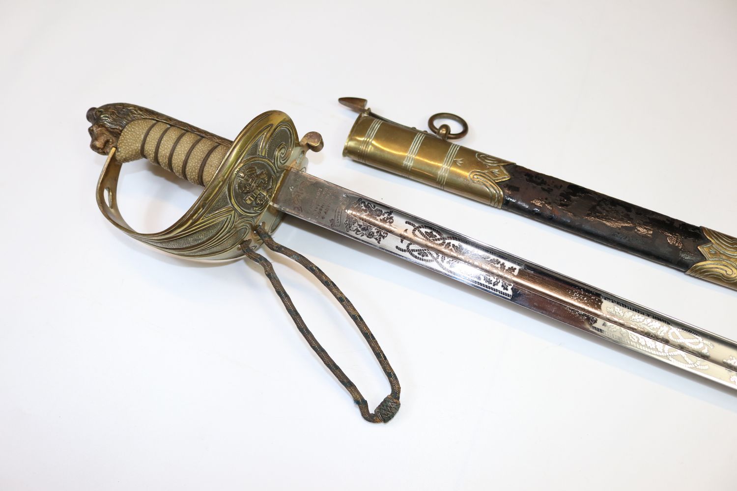 Named WW1 Royal Navy Officer's Sword by Wilkinson