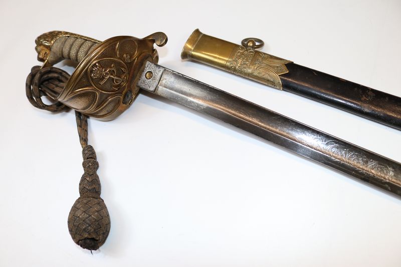 Victorian Royal Navy Officer's Sword by Wilkinson