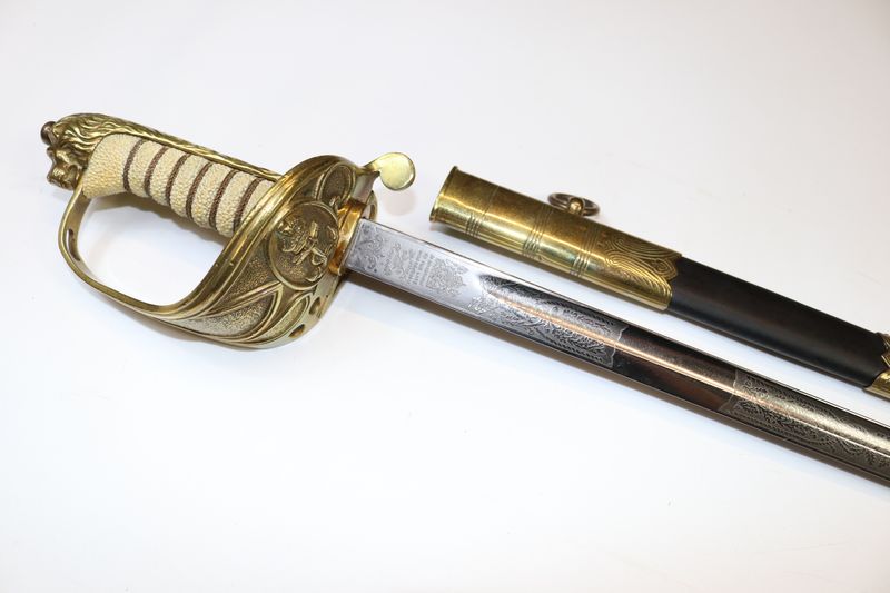 Elizabeth II Royal Navy Officer's Sword by Wilkinson