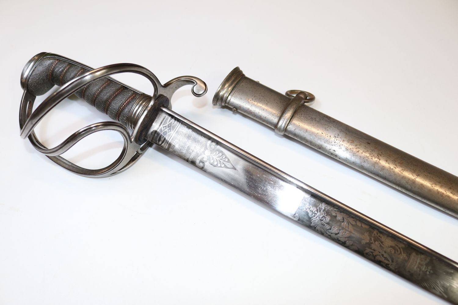 Early Victorian 1821 Pattern Light Cavalry Officer's Sword by Hawkes & Moseley