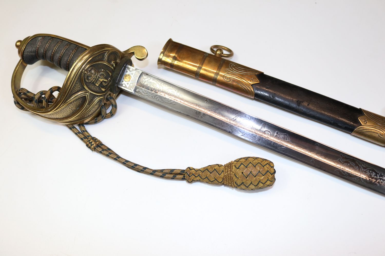 Edwardian Royal Navy Warrant Officer's Sword Edwardian Royal Navy Warrant Officer's Sword