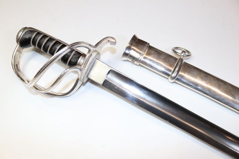 A large restored Victorian Light Cavalry Officer's Sword