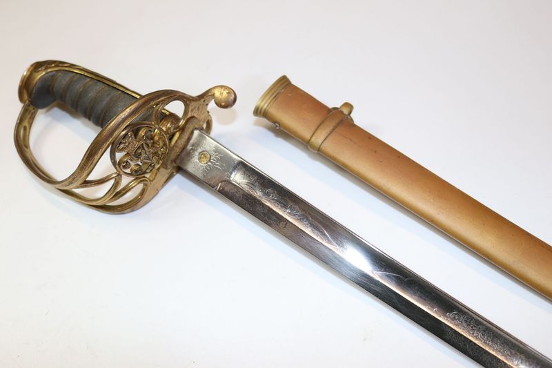 Mid-Victorian 1845 Pattern Infantry Officer's Sword by Johnstone