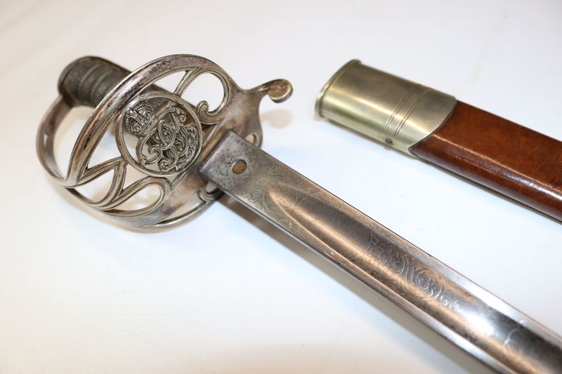 Late-Victorian Bengal Police Officer's Sword by Pillin