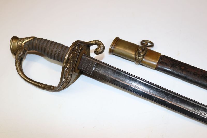 US Civil War era Model 1852 US Navy Officer's Sword