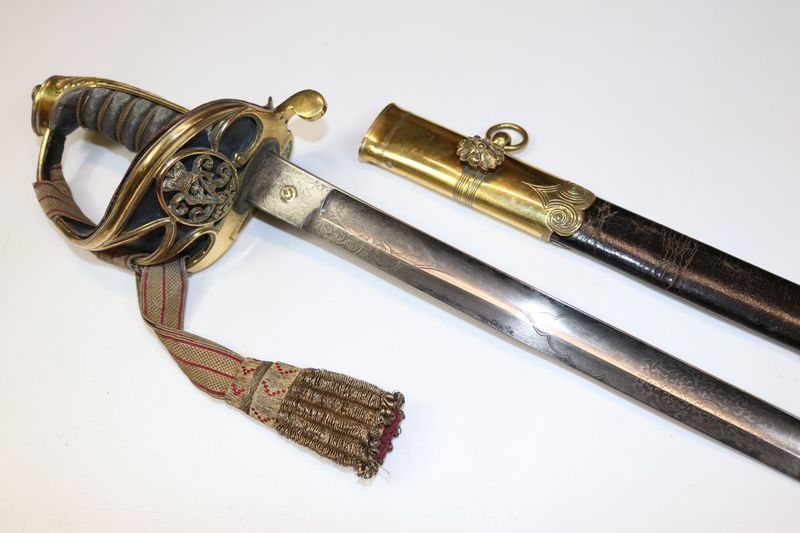 Early 1845 Pattern Infantry Officer's Sword by Meyers & Mortimer