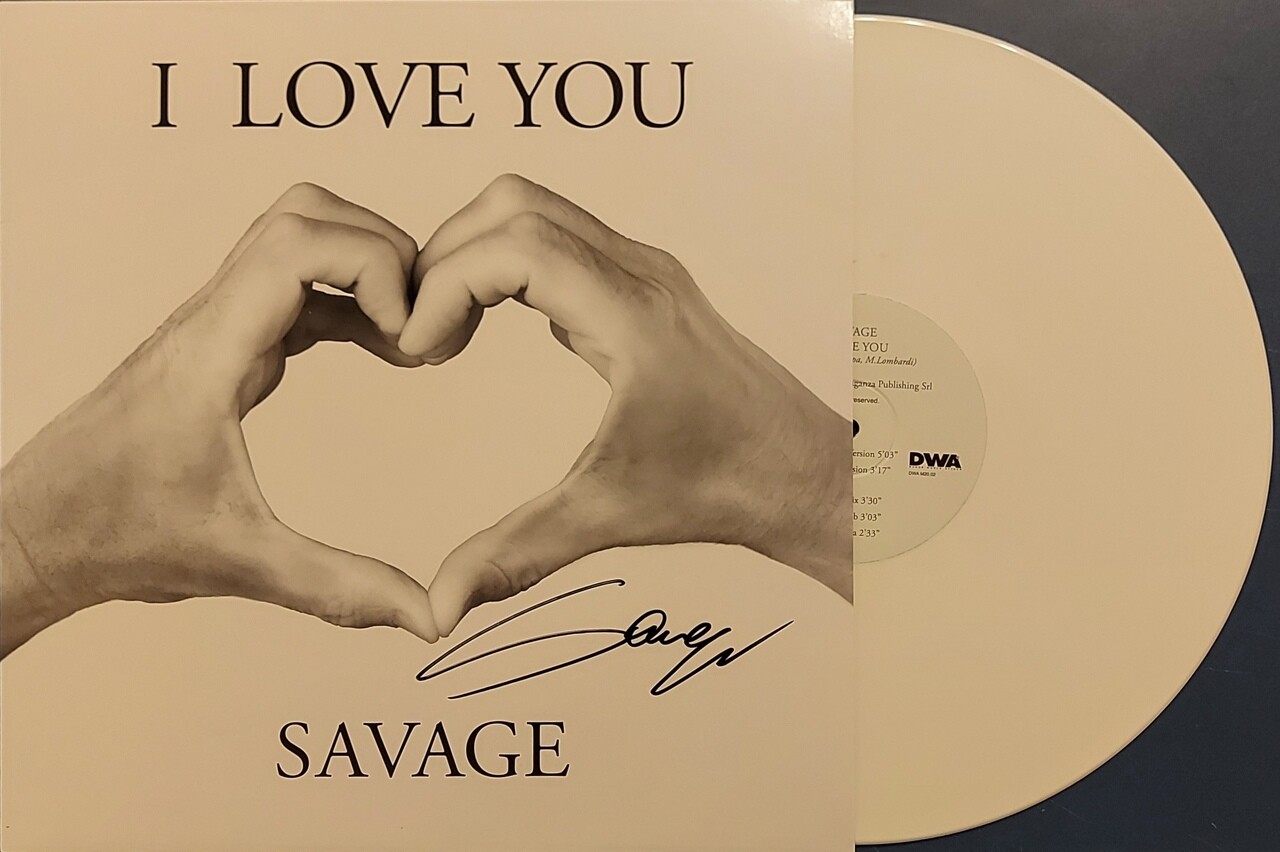 12&quot;: Savage — «I Love You» (2020) [Signed Maxi Single] /COVER VG​