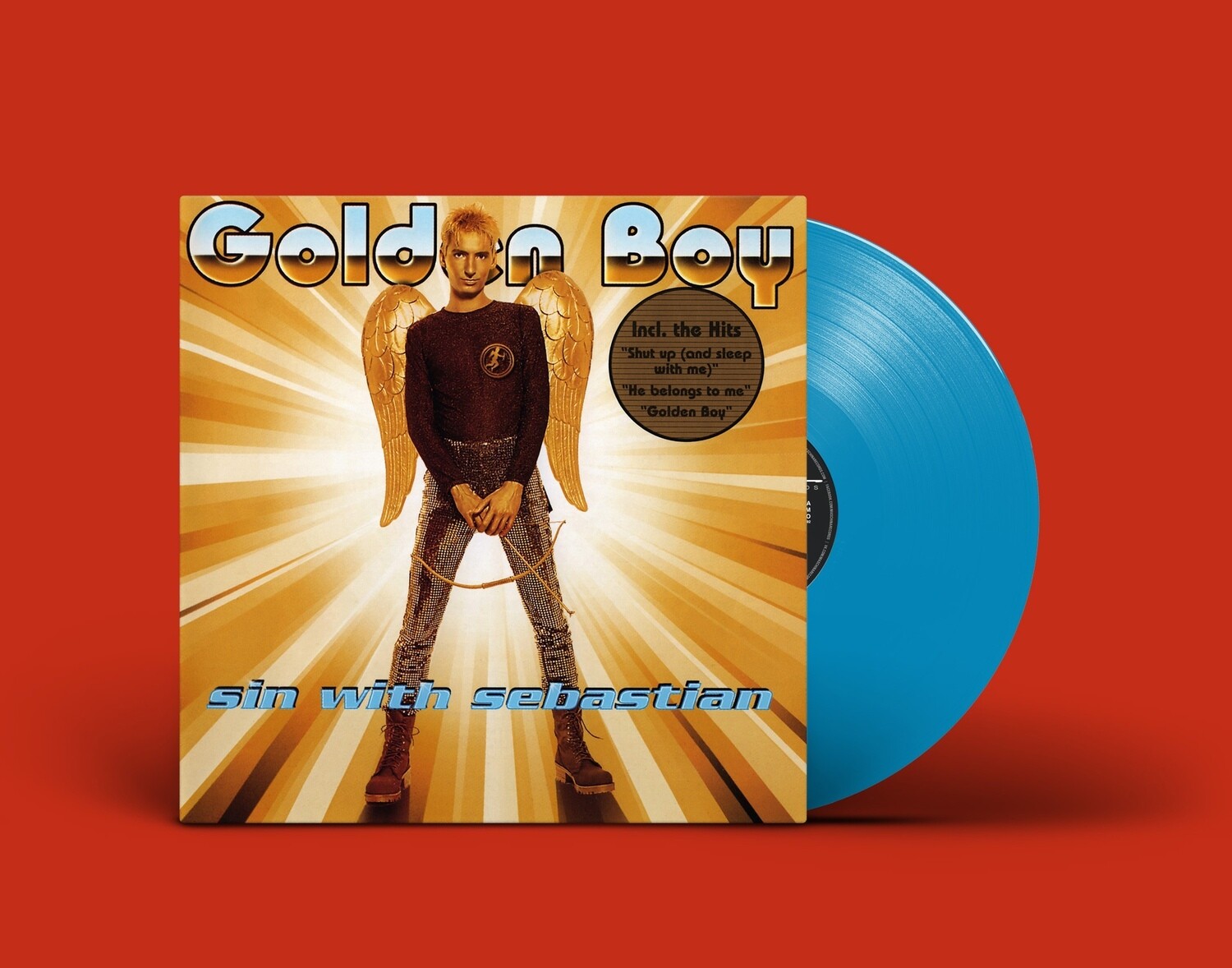 [PREORDER] LP: Sin With Sebastian — «Golden Boy» (1995/2022) [Blue Vinyl]