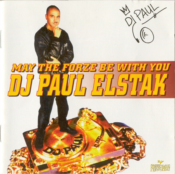 LP: DJ Paul Elstak — «May The Forze Be With You» (1995/2021) [Orange Vinyl] COVER VG​