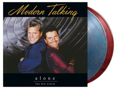 LP: Modern Talking — «Alone.The 8th Album» (1999/2022) [2LP Marbled Blue & Red Limited Vinyl]