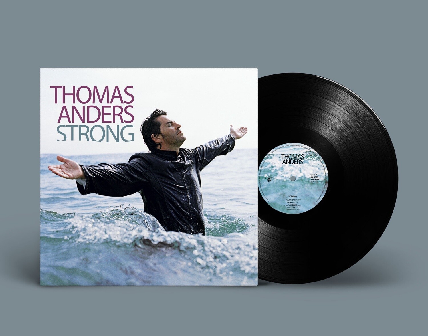 [PREORDER] LP: THOMAS ANDERS — «Strong» (2010/2022) [Black Vinyl]