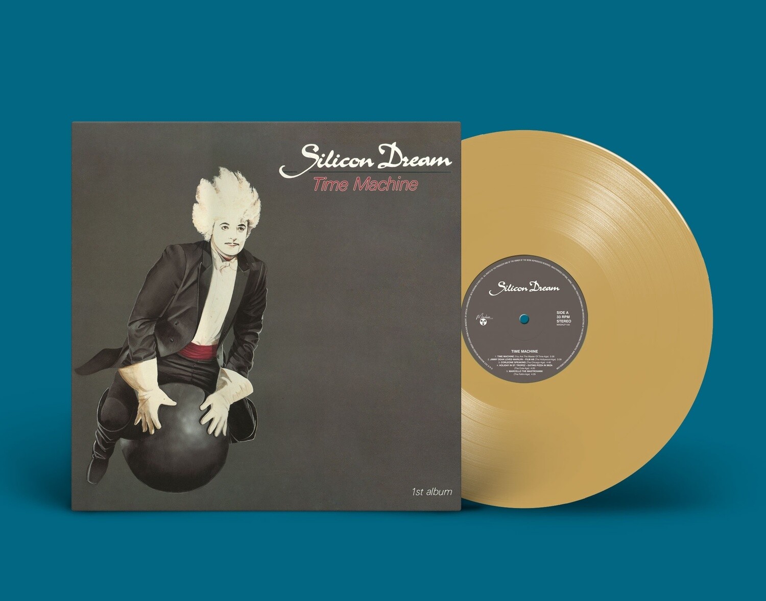 LP: SILICON DREAM — «Time Machine» (1988/2022) [Gold Vinyl]