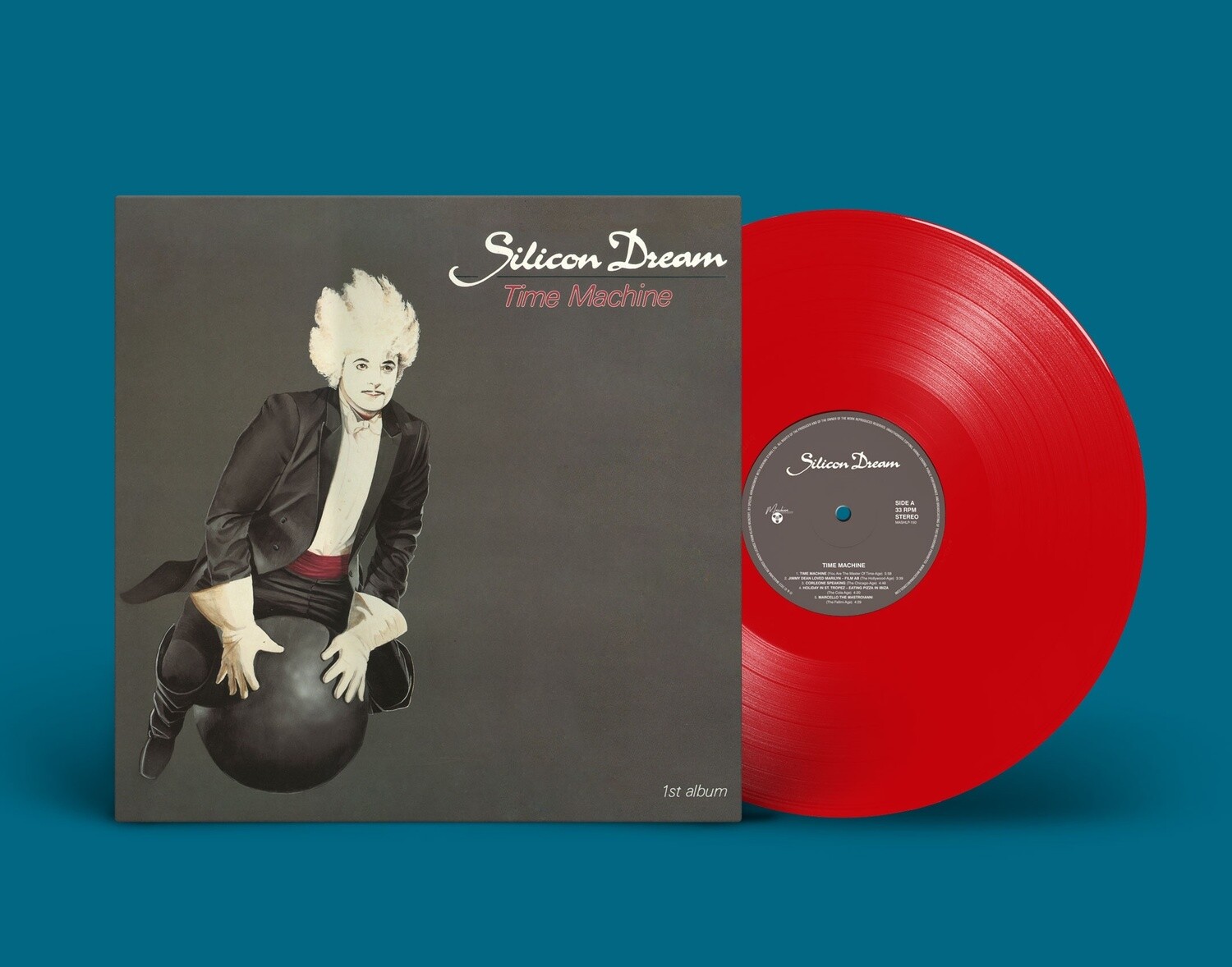 LP: SILICON DREAM — «Time Machine» (1988/2022) [Red Vinyl]